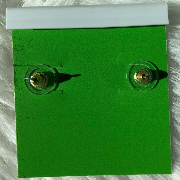 NEW Kate Spade Unwanted Visitors Blue Turquoise Bug Butterfly Earrings Studs - Picture 4 of 4